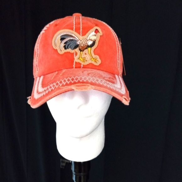 FASHIONWISE Accessories - ROOSTER COTTON VINTAGE HAT